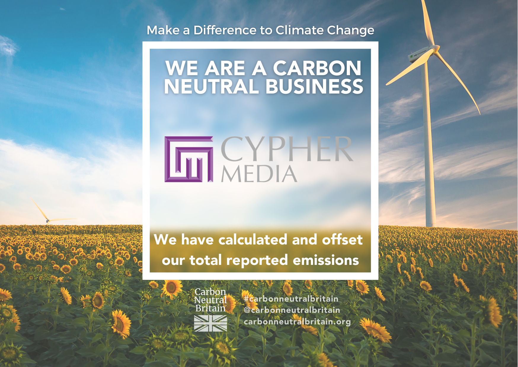 We're a Carbon Neutral Organisation!